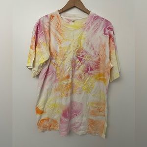 Vintage single stitch Tye dye t shirt Sz XL
